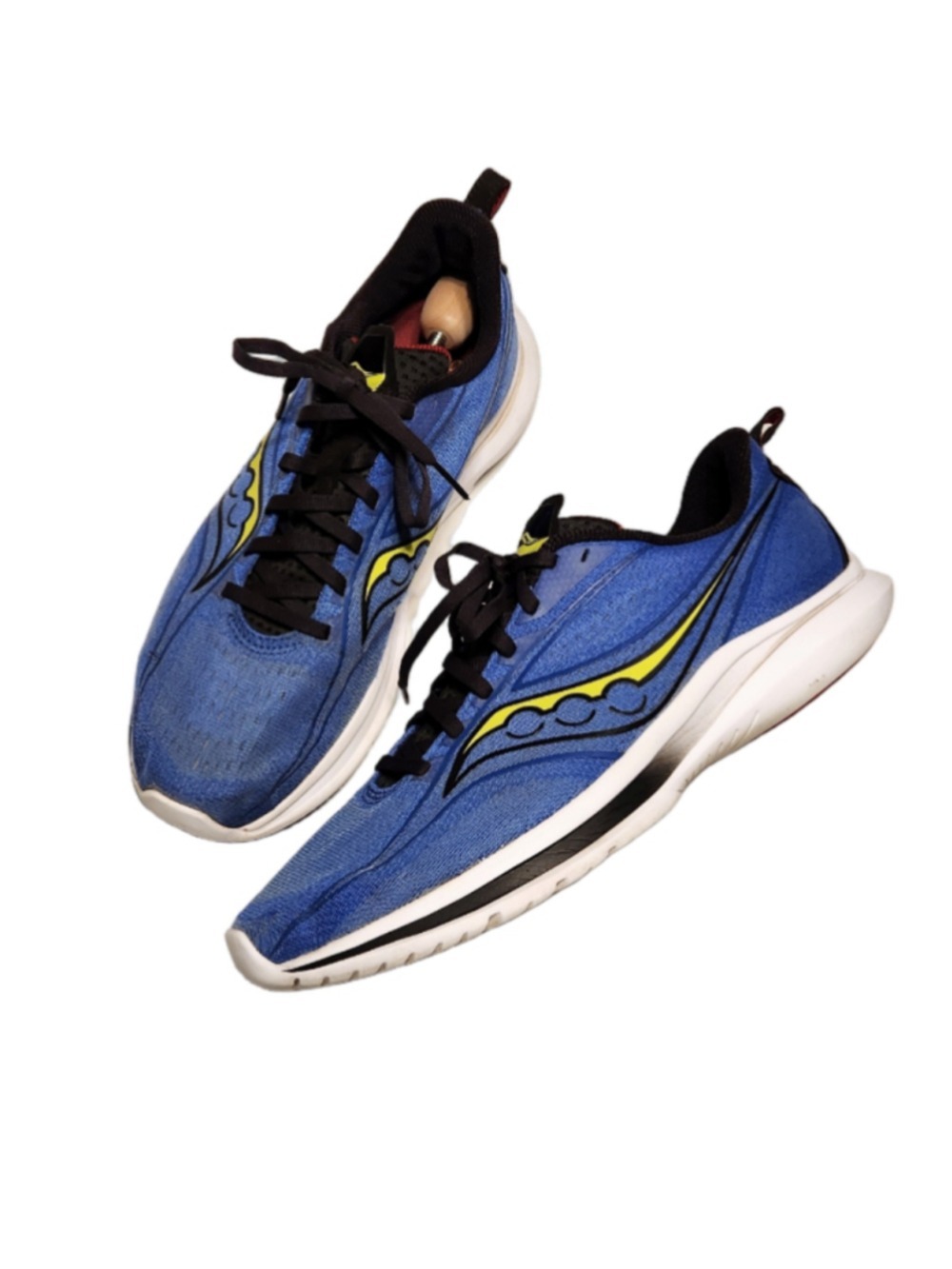 Saucony Kinvara 13 Mens Running Shoes Blue Yellow 10.5